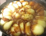 煮崩れなくしっかりカラメル★タルトタタン作り方9写真