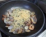 簡単にアサリのペペロンチーノ作り方4写真