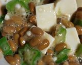 冷凍ピラフで♪オクラ納豆豆腐のせピラフ作り方14写真