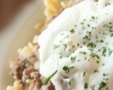 鉄パンでヨーグルトソースとマカロニパスタ作り方15写真