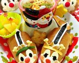 Xmasトナカイ☆チップ&デール☆ロール作り方10写真
