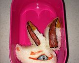 妖怪ウォッチ キュウビ キャラ弁 簡単♪作り方3写真