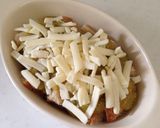 野菜スープの残りとパン耳で！パングラタン作り方5写真