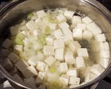 豆腐と長葱の味噌汁作り方4写真
