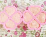 苺のハート♡レアチーズケーキ♡作り方2写真