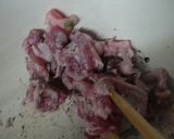 豚こまぎれとたくさんの野菜味噌汁作り方1写真