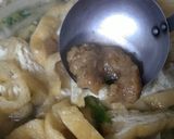 豚こまぎれとたくさんの野菜味噌汁作り方7写真