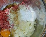中華風　甘酢あんかけ肉団子作り方1写真