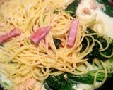 豆乳で♡ほうれん草のクリームパスタ♬作り方3写真
