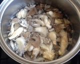 ヒラタケの田舎うどん作り方1写真