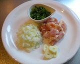 鶏もも肉と人参セロリ野菜クリームパスタ♪作り方6写真