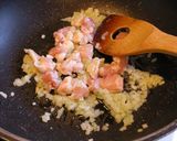 鶏もも肉と人参セロリ野菜クリームパスタ♪作り方8写真
