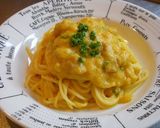 鶏もも肉と人参セロリ野菜クリームパスタ♪作り方12写真