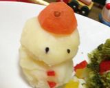 クリスマスに。ミニトマトで♪サンタの国作り方6写真