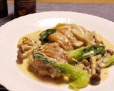 鶏肉のクリーム煮＊マスタード風味作り方8写真