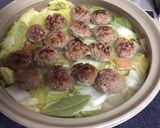 土鍋で作る♪白菜とハンバーグのコトコト煮作り方9写真