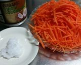 ココナッツオイルでにんじんしりしり作り方1写真
