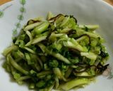 大根の皮と葉の根元のお漬物作り方4写真