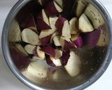 フライパンひとつでお手軽！大学芋作り方1写真