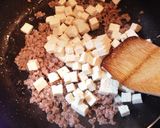 豆腐とひき肉の甘辛味噌そぼろ作り方6写真