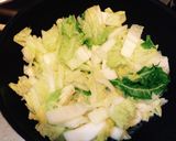 超簡単で温かい♪白菜とハムのクリーム煮☆作り方1写真