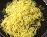 ☆卵とじ焼きそばのたっぷり野菜あんかけ☆作り方5写真
