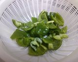ピーマンとひき肉のオイスターソース炒め作り方1写真