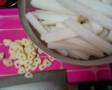 節約♡おつまみ！大根消費♡ニンニク炒め作り方1写真