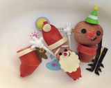 マスクドニャーンとクリスマスキャラ弁作り方2写真
