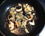 アサリとブラウンマッシュルームのパスタ作り方2写真