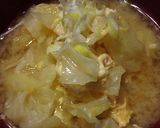 お夜食にも!キャベツ味噌スープ(^ω^)作り方6写真
