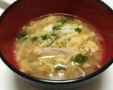 胸肉(ササミと卵のお味噌汁♡作り方4写真