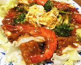 簡単！野菜と厚揚げチリソース。パーティ？作り方9写真