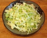キャベツたっぷり、とん平焼き風サラダ作り方1写真