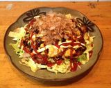 キャベツたっぷり、とん平焼き風サラダ作り方4写真