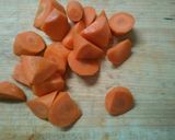 セロリと 牛肉 野菜の 赤ワイン煮込み作り方3写真