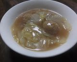 白菜と肉団子のショウガ煮込み作り方11写真