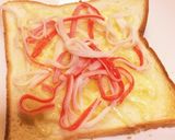 簡単☆カニカママヨトースト☆惣菜パン作り方3写真