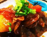 肉じゃがリメイクにも!ピリ辛ジャガ蒟蒻作り方15写真