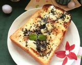 胡麻チーズ　ミルキーハニートースト作り方3写真