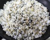 生のりを味わう✦しらすと生のり炒飯作り方6写真