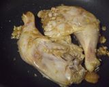 クリスマスのチキン♡林檎と焼肉のタレで作り方7写真
