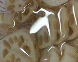 レンジ圧力鍋で牛すじと根菜の煮物作り方3写真