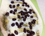 かわいい和風ロール☆甘納豆抹茶ミルク作り方1写真