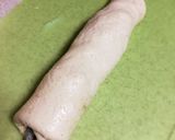 かわいい和風ロール☆甘納豆抹茶ミルク作り方2写真