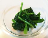ほうれん草のホットサラダ作り方1写真