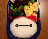 クリスマスベイマックスサンタキャラ弁作り方1写真