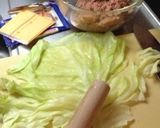 大きなロールキャベツ♫作り方2写真
