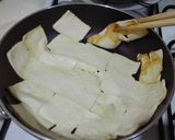 簡単ヘルシー♡薄焼き豆腐ステーキの照焼き作り方4写真