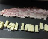 ヨーグルト＆HM✿ベーコンチーズ角パン作り方1写真